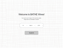 Tablet Screenshot of bathewines.com.au